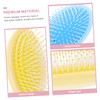 minkissy Scalp Massager Hairbrush Set Pcs Hair Combs Soft Plastic