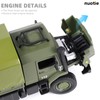 NUOTIE 1/136 Unimog U1300 Model Military Transport Vehicle Car Die-cast