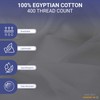 SAMAYISH 100% Egyptian Cotton Double Fitted Sheet 400 Thread Count