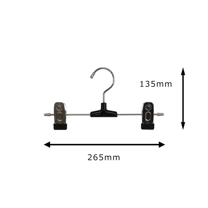 Shinko Hangers, Metal Skirt Hangers, 1 Tier, Set of 2