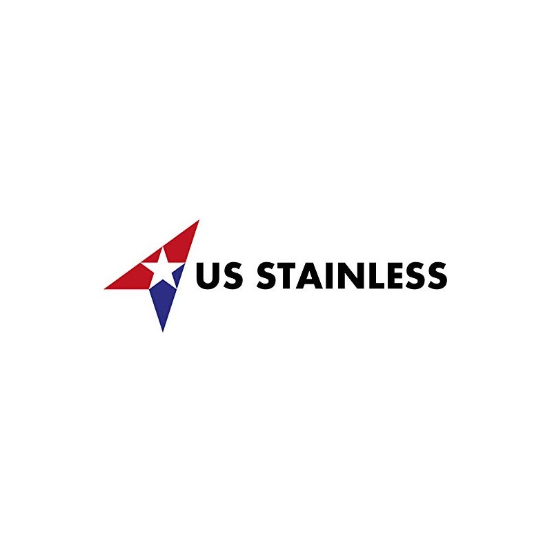 US Stainless 2 Pieces Stainless Steel 316 Round Pad Eye