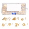 540Pcs Gold Brass Ring Terminal M3 M4 M5 M6 M8