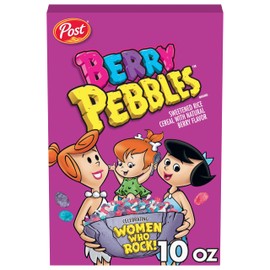 Post Berry Fruity PEBBLES Cereal, Fruity Kids Cereal, Gluten Free, 10 OZ Cereal Box