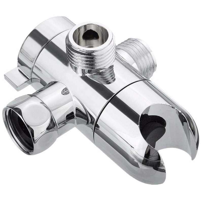 3 Way Shower Head Diverter G 1/2 3-Way T-Adapter, Bathroom