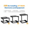 6U Wall Mount Rack Open Frame 19 Inch Server Equipment