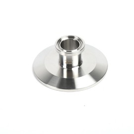 QMINOX 2 Inch × 3/4 Inch Sanitary Fitting End Cap Reducer Stainless Steel 316 Sanitary Concentric Reducer Tri Clamp Clover
