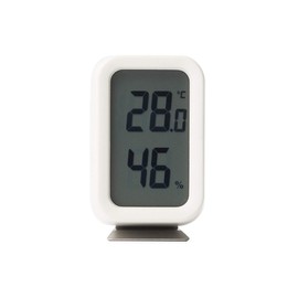Mujin Ryohin Digital Thermometer and Hygrometer White/Model Number: MJ-DTHW1 15832378