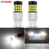 GLOFE 7443 LED Strobe Flashing Reverse Light Bulbs Bright Lamps