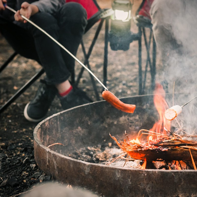 MalloMe Smores Sticks for Fire Pit 45 inch Extra Long