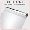 LIKEYO Silver Mirrored Floor Wedding Aisle Runner Aisle Runner for