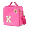 Insulated Nylon Lunch Box for Girls, Kids, and Women-Stylish (Letter