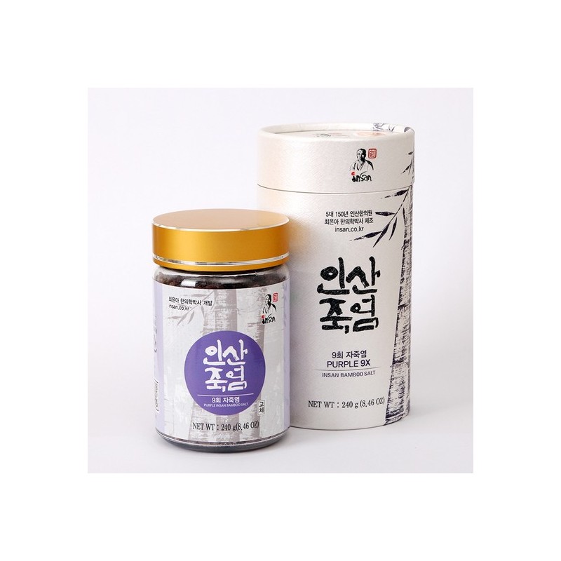 Phosphate bamboo salt Insan Bamboo Salt 9-Times Purple Bamboo Salt