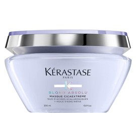 KÉRASTASE Masque Cicaextreme | Mascarilla de reparación profunda para cabello rubio dañado o sensibilizado | Con Ácido Hialurónico y Flor de Edelweiss | 200ml