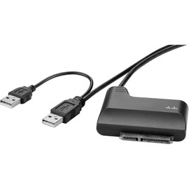 Renkforce Festplatten adaptor [1x USB 2.0 jack A - 1x SATA-Kombi-plug 7+15pol.] 0.30m black