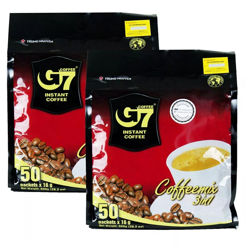 Trung Nguyen 2 PACK TRUNG NGUYEN G7 INSTANT COFFEE 3-IN-1