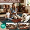 Yinhua Living Room Rug 5x7 Geometric Area Rugs Washable Non