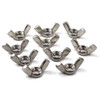 M3 Wing Nut 304 Stainless Steel Threaded Nut Hand Turning