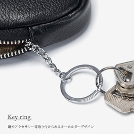 Pochette Pouch, Mini Pochette, Mini Pouch, Coin Case, Accessory Case, Coin Purse, Mini Wallet, Carabiner, Bag Accessory, Bag, Wallet, Small Storage, Multi-Case, Genuine Leather, Cowhide Leather,