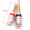 Atoplee Long Speaker Terminal Binding for Amplifier Terminal Plugs (6