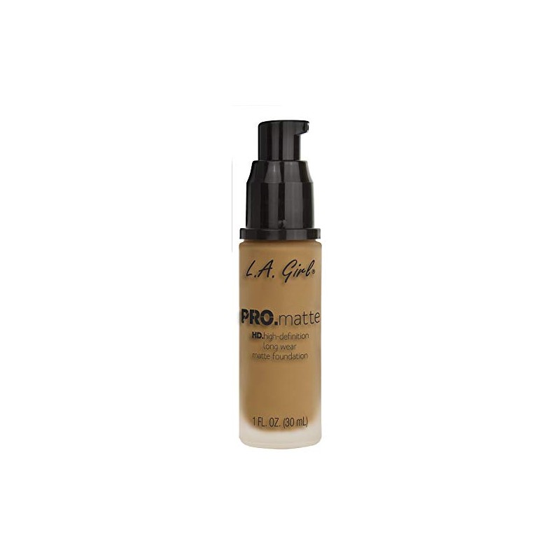 L.A. GIRL PRO Matte, Maquillaje líquido, Color Sand, Tono GLM678,