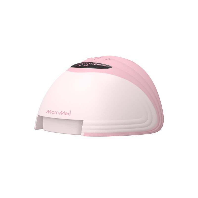 MomMed Double Wearable Extractor de Leche Cuerpo Rosa