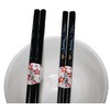 AAF Nommel®, Asia Chopsticks Gift Set 5 Pairs Wooden Black