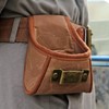 TOURBON Wax Canvas Nail Pouch Carpenters Tool Bag Tape Measures