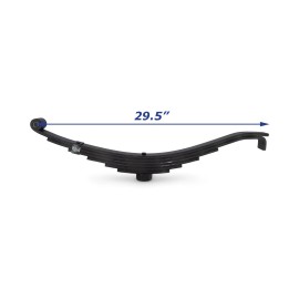 Unbranded Hook Slipper Trailer Leaf Spring 6 Leaf 29 1/2" long for 8,000 lb Trailer Axles