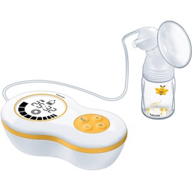 Beurer BY 40 Electric Breast Pump with Stimulation Mode and Memory Function, Includes AVENT and NUK Adapter