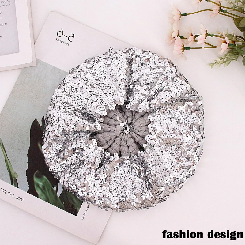 Pack of 2 Sequin Hat, Hat with Shiny Sequins, Women's