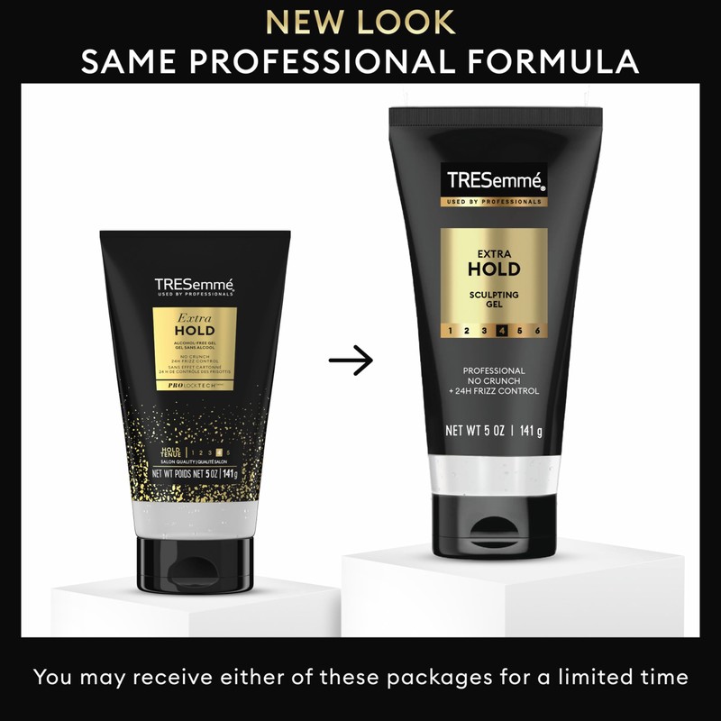 TRESemmé Alcohol-Free Gel Extra Hold for 24H Frizz Control, with