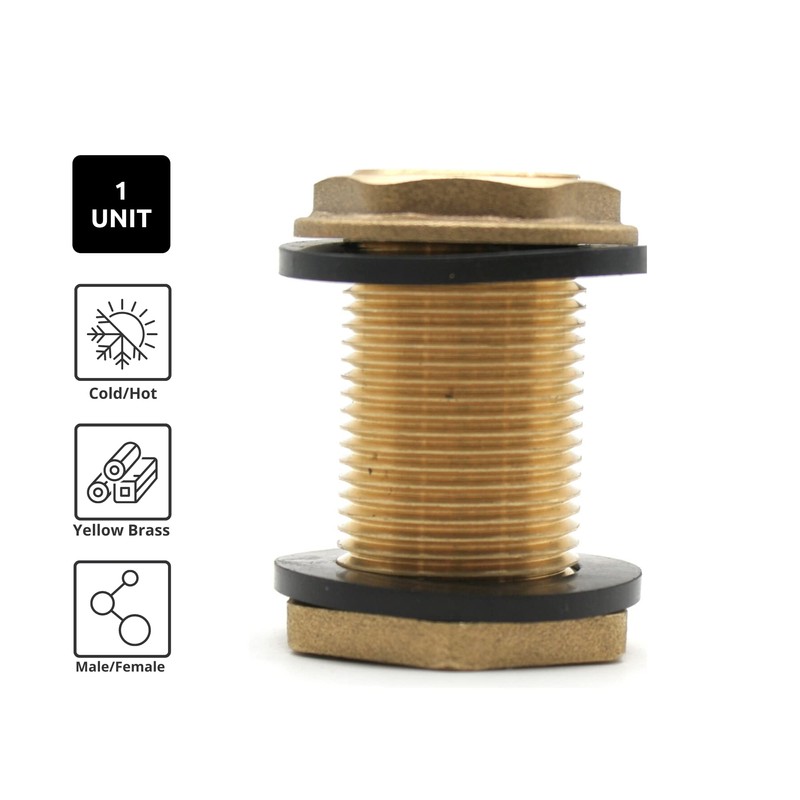 DOJA Barcelona Tank Fitting | 1 Inch Water Butt Pipe
