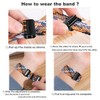 Issinlky Nylon Braided Strap for Garmin Lily 2, 14 mm