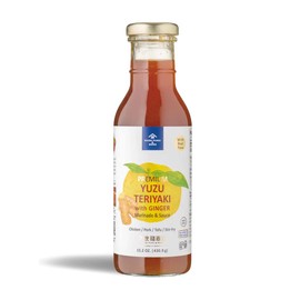 [KUZE FUKU & SONS] Yuzu Teriyaki with Ginger Marinade & Sauce, Versatile, Unique Flavor - Inspired by Traditional Japanese Cuisine (15.02 Fl. Oz)