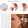 Earring Support Patches - 200 Pcs Clear Ear Lobe Support