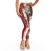 Tipsy Elves Women's Red and Silver Reversible Sequin High Waisted