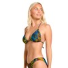 Kiniki Women's Tan Through Bikini Top Swimwear - Amalfi Green