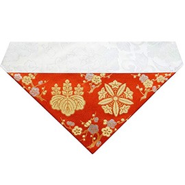 Triangular Uchishiki Weave Ryoyama Crest Teenage (Kyoto Size) Soto Buddhist Arts, Red