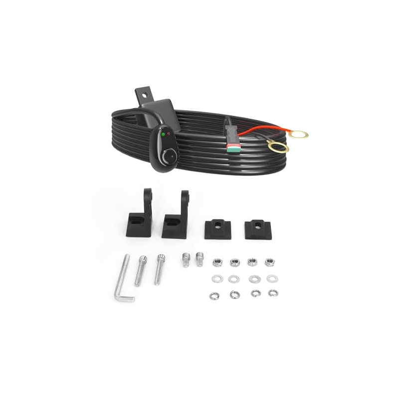 Firehawk LED Light Bar Replacement Kit, 1PC 12V Wiring Harness