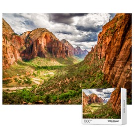 Jigsaw Puzzles for Adults,1000 Piece Puzzle for Adults,National Park Puzzle for Adults 1000 Pieces, Zion Landscape Puzzles,Jigsaw Puzzles for Adults 1000 Pieces and Up, Puzzle Gifts for Women & Men