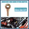 INFINAUTO Universal Banjo Bolt 10mm ID 8mm OD Banjo Bolt