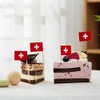 Switzerland Flag Swiss Small Toothpick Mini Stick Flags Decorations (100