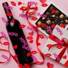 mdgfge 200Pcs Valentine's Day Heart Confetti Red Lips Paper Confetti