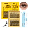 Luminlash Kit Extensiones De Pestañas Con Pegamento Y Pinza
