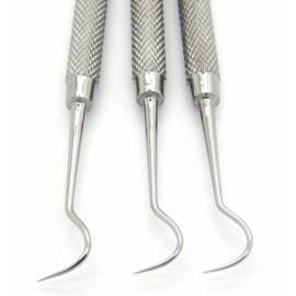 PREMIUM INSTRUMENTS Probe 23 Dental Exlorer lab instruments Tartar Remover Scaler New (SET OF 3)