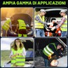 GRIRDDIV 6 Pezzi Universale Giallo Giubbotto Sicurezza Riflettente, Gilet Alta