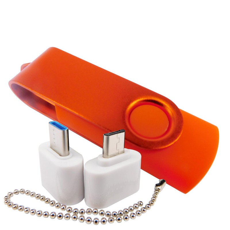1GB USB Flash Drive (Orange)