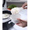 Cionyce 2PCS Plastic Rice Paddle Spoon Rice Scoop, Non-Stick Rice