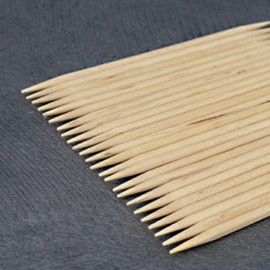 Wooden Double-Sided Toothpicks 470P Cylindrical Toothpicks for Commercial Use Retail Pack 5ea