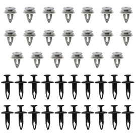 Be In Your Mind Pack of 40 Side Skirts Trim Clips Moulded Clips C2S9354020 C2C8963020 Compatible with Jaguar X-Type Screw Rivet Clips ABS